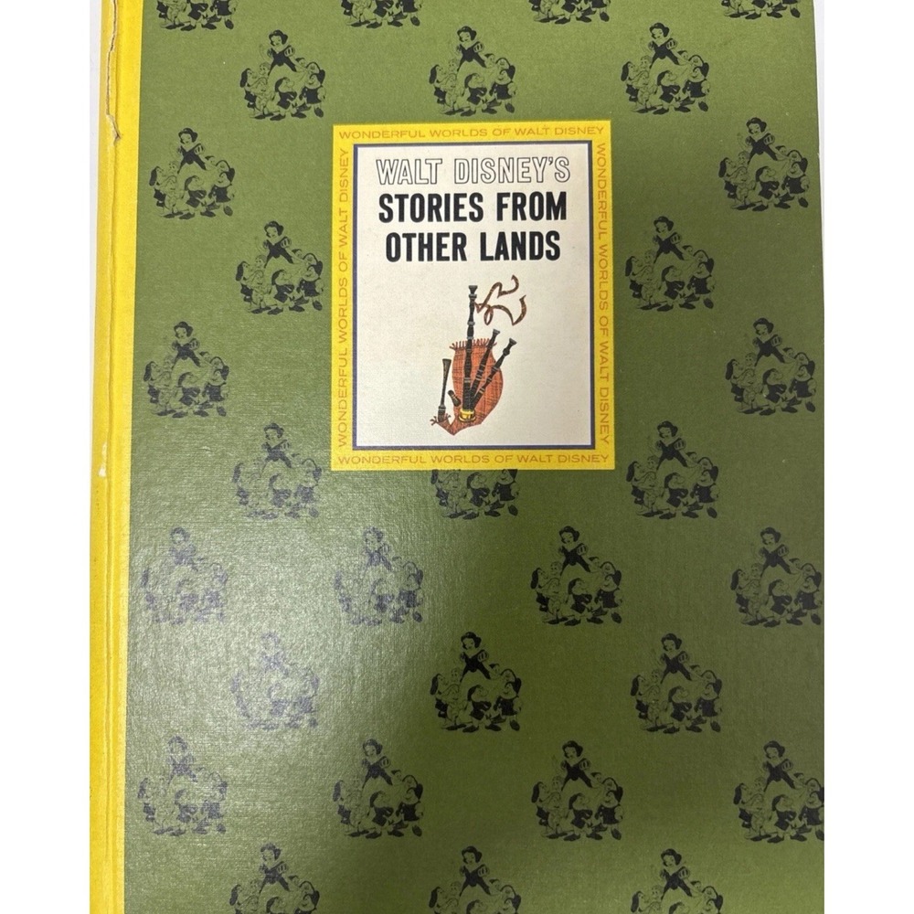 VTG Walt Disney's Stories‎ from Other Lands Hardback Book 1965 Golden Press